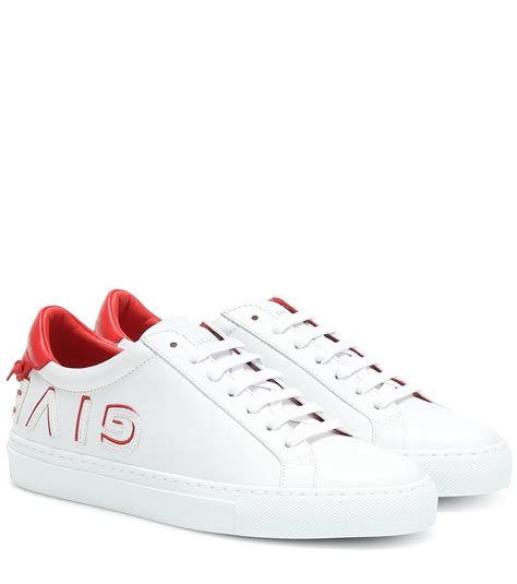 givenchy red and white sneakers|givenchy white sneakers women.